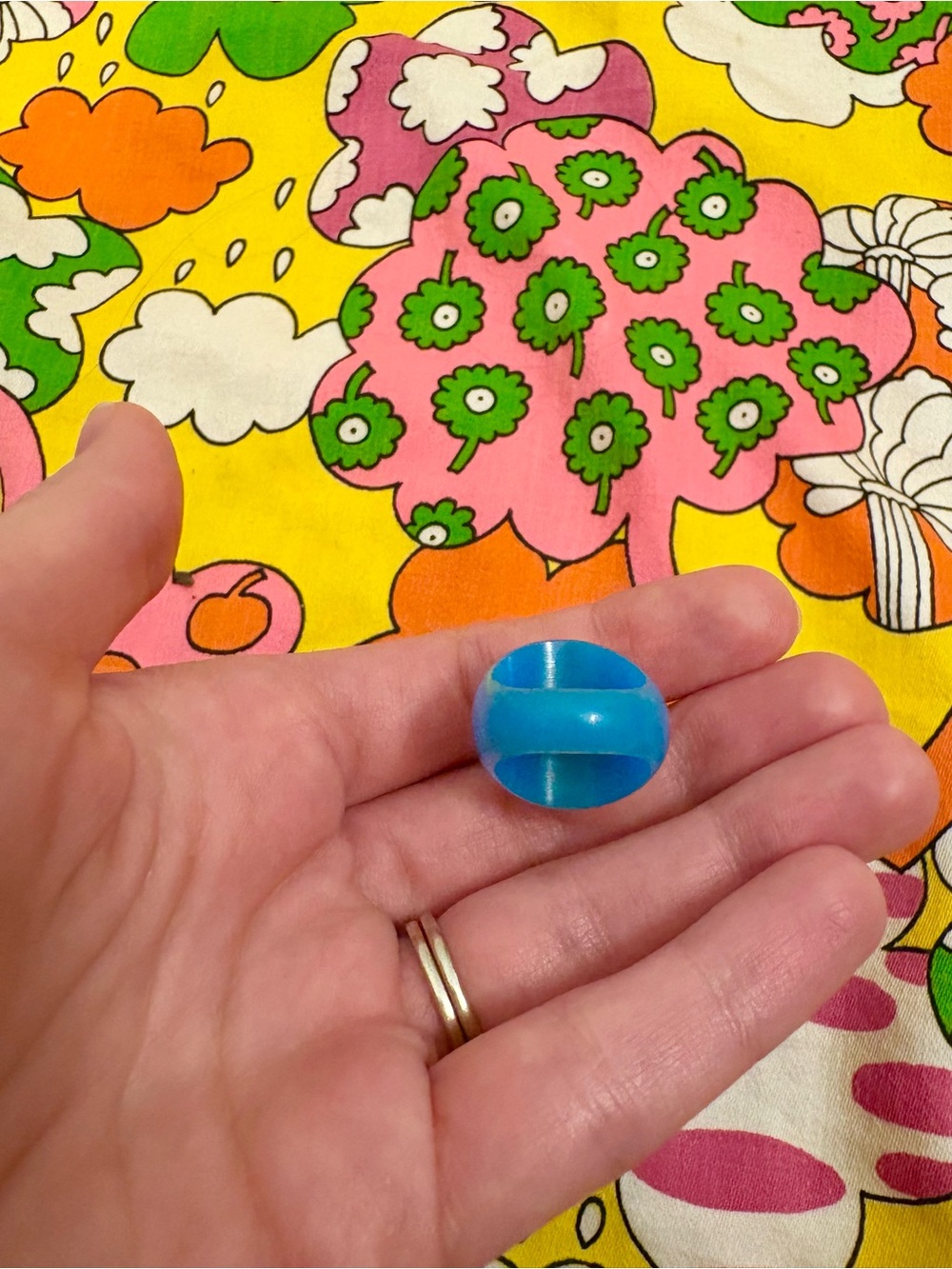 1970s Capricorn Zodiac Statement Bubble Ring - Picture 5 of 7